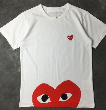 black shirt with red hearts