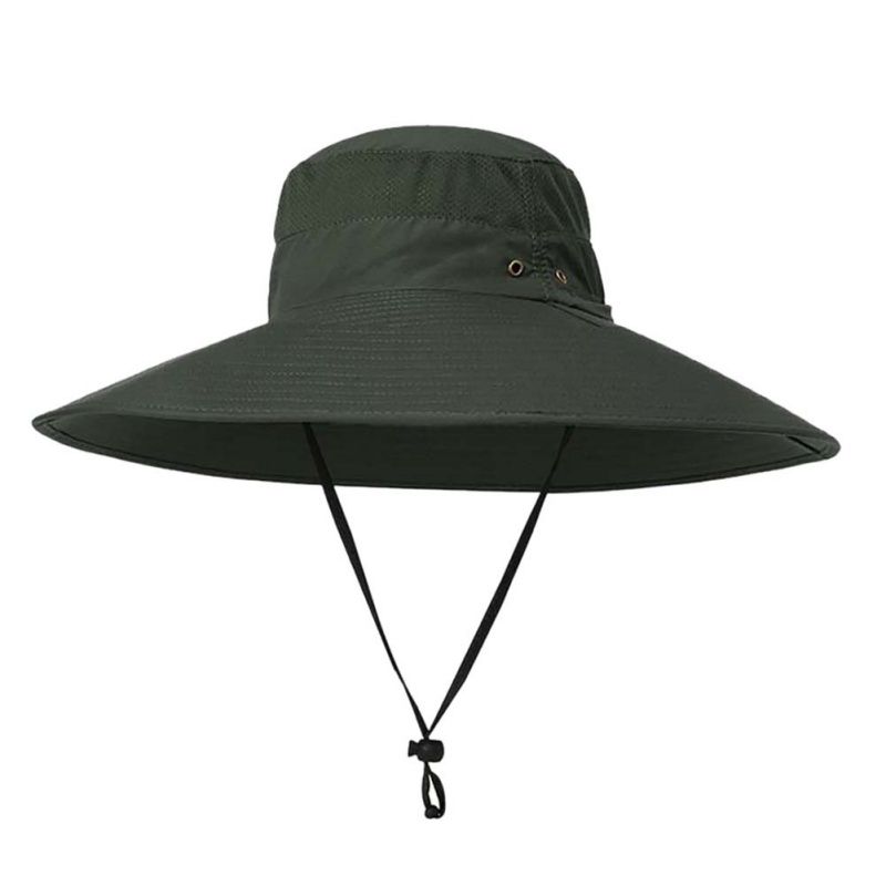 Outdoor Hiking Hats Men Women Fishing Hats Summer UV Protection Long