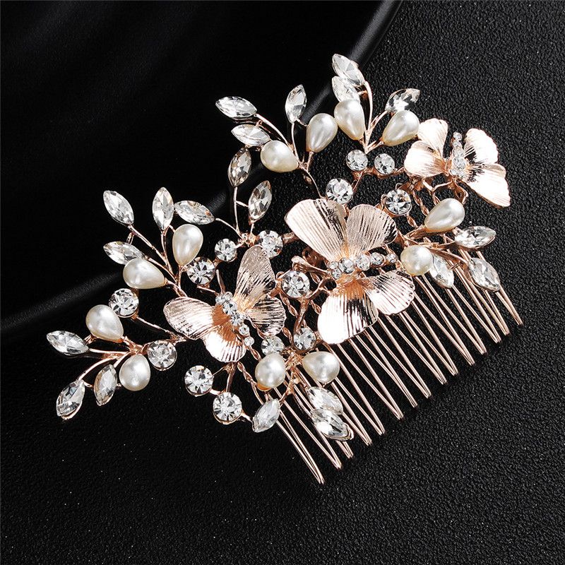 butterfly hair comb