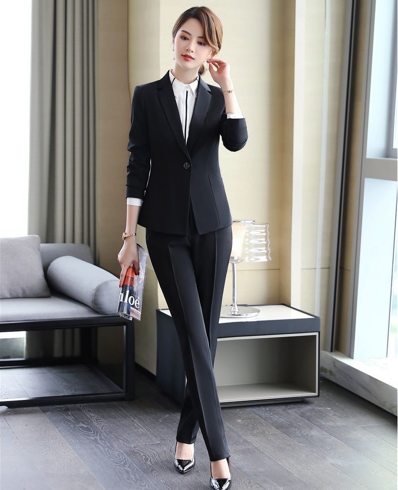 black formal blazer for ladies