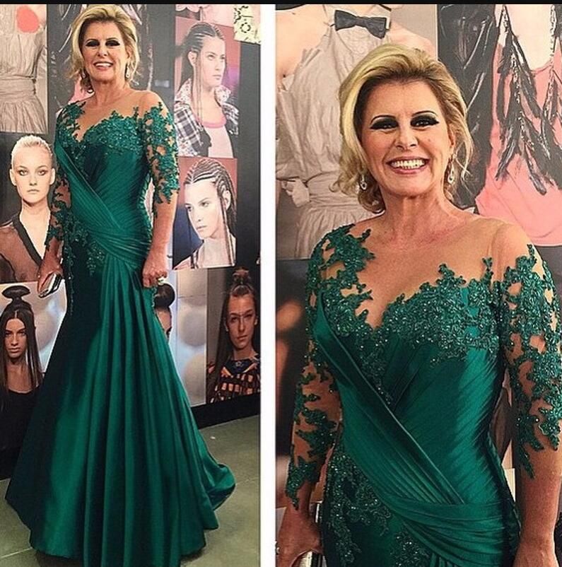 Hunter green mother of the groom dresses hot sale