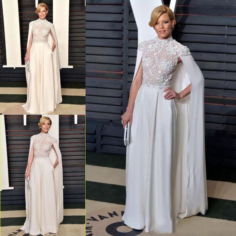 white evening wear jumpsuits