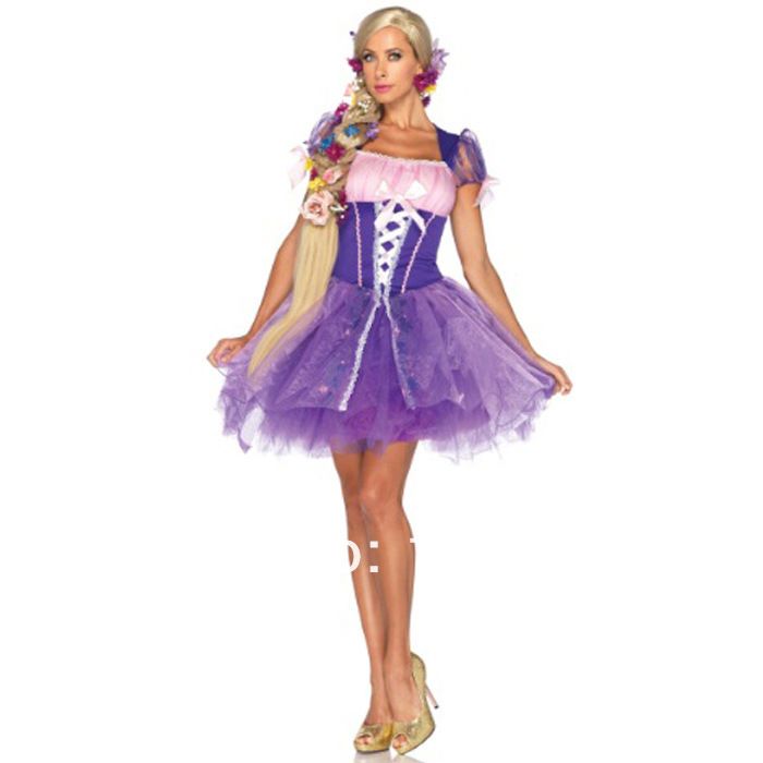 Princess Leppe Skirt With Long Hair Cosplay Halloween Adult Princess Cosplay Costume Stage Costume Direct Deal Best Halloween Costumes Toddler