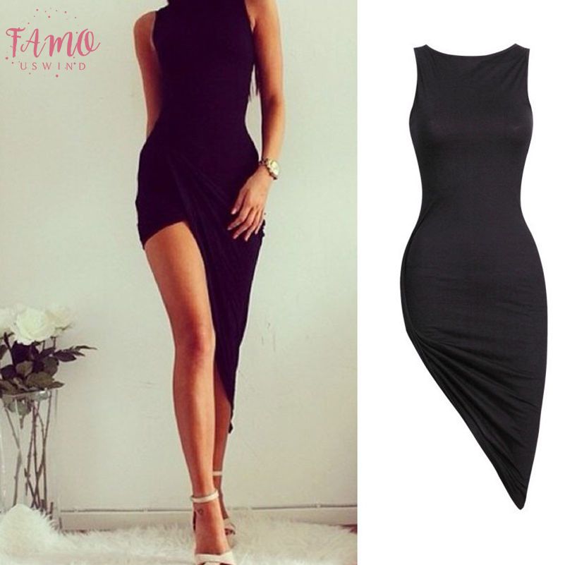 Compra Vestido De Ventas De Moda Fotografica Vestidos Sexy Elegante Negro  Corto Irregular De Moda Del Vestido Del Vendaje Vestidos De Graduacion De  Fiesta Barato | Entrega Rápida Y Calidad | DHgate