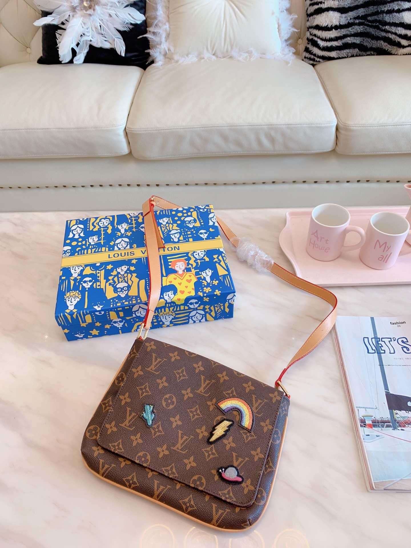 2019 Designers Handbags Crinkled Vintage Leather Shoulder