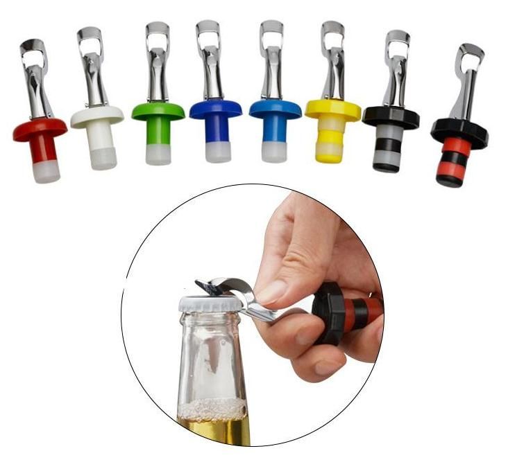 2020 Beer Bottle Opener Wine Bottle Stopper Plug Sparkling Champagne Sealer Cap Opener Kitchen