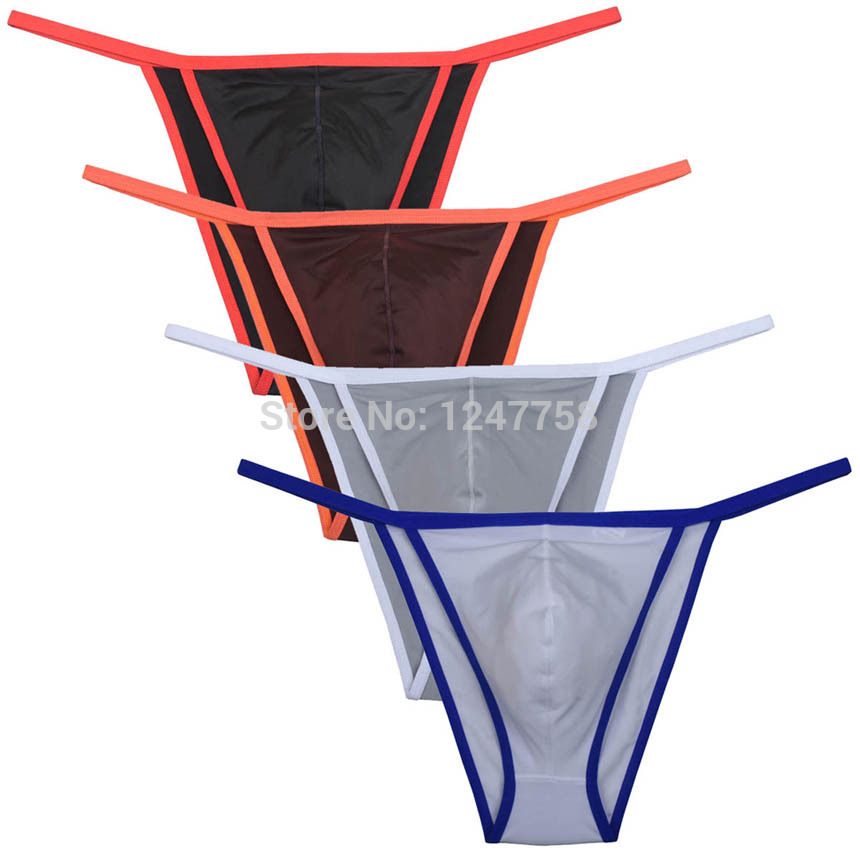 Men/'s Classics Bulge Pouch Bikinis Thong Underwear Guy Comfy Undergarment Tangas
