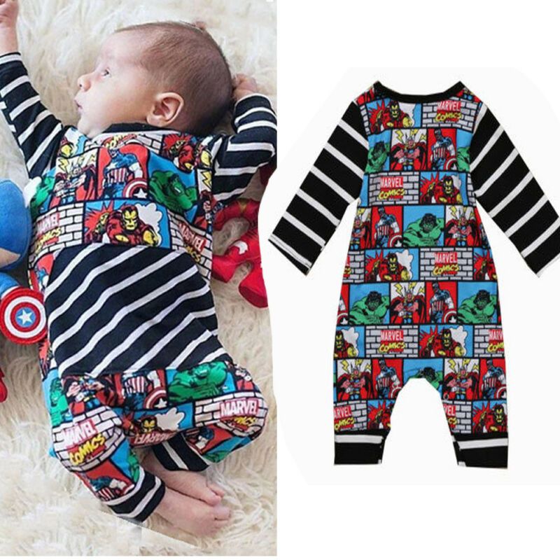 Baby Girl Boy Clothes Butterfly and Cartoon Pig Bodysuit Romper Jumpsuit Outfits Baby One Piece Long Sleeve