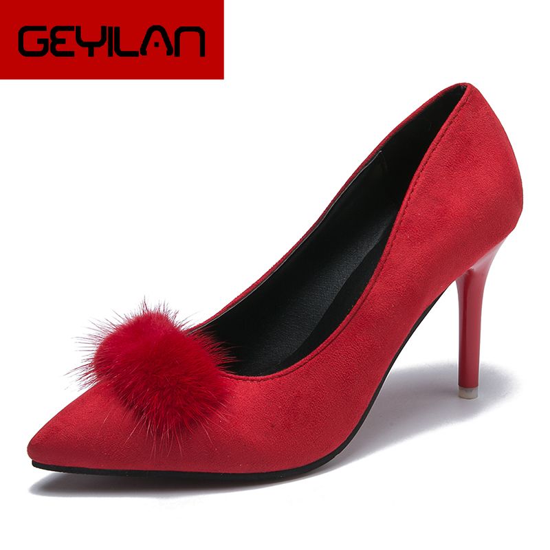 thin heel pumps