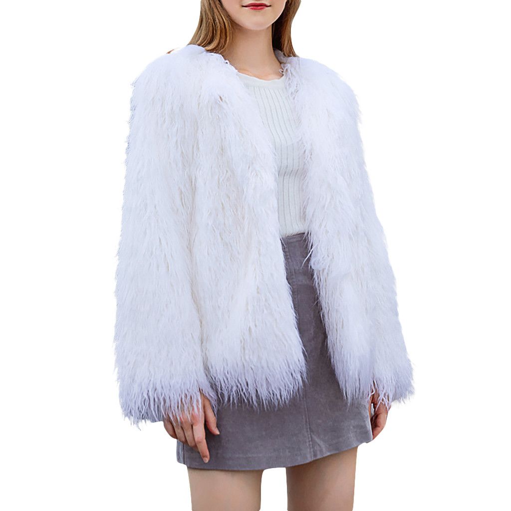plus size faux fur cardigan