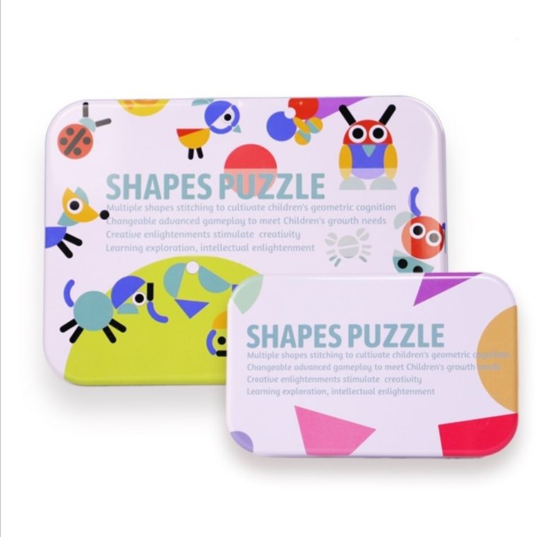 wooden shape puzzle for toddlers