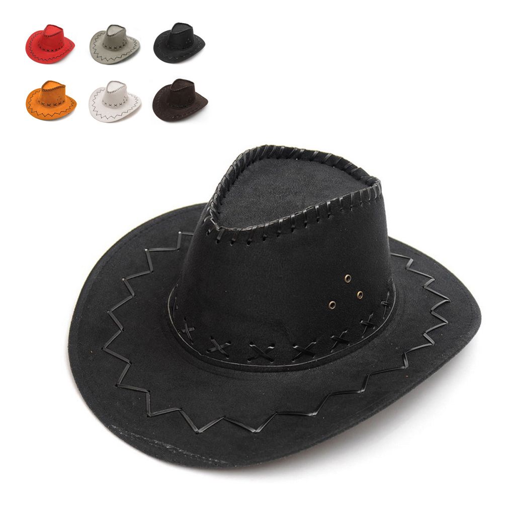 flat brim cowboy hat