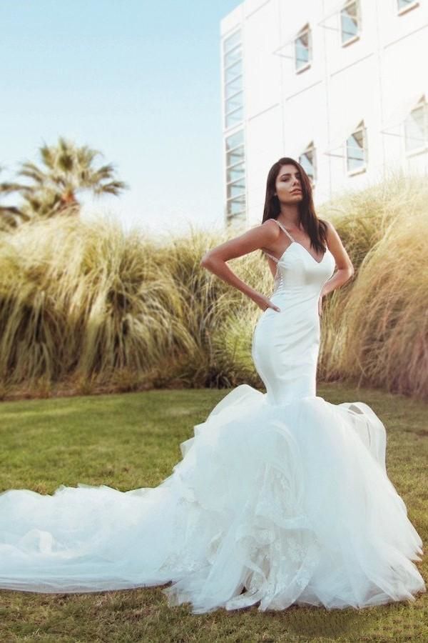 lace wedding dress tight