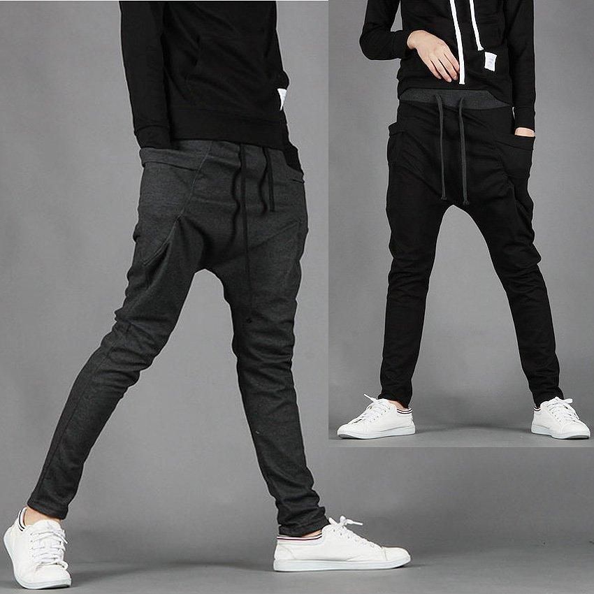 baggy black overalls