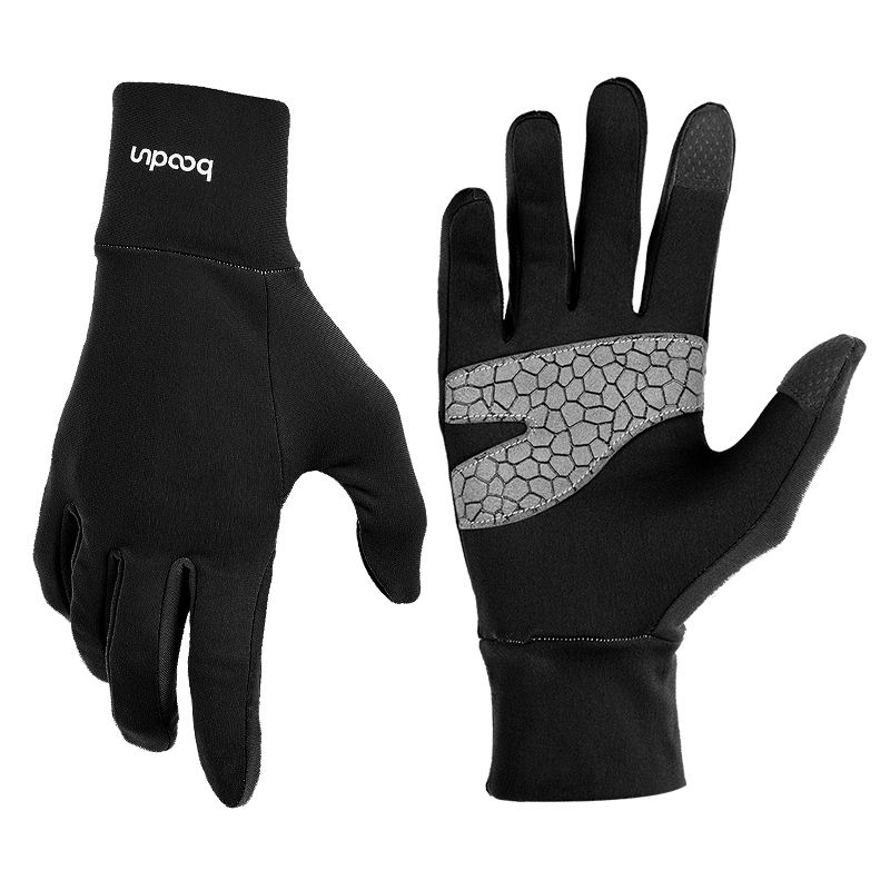 Compression Lightweight Sport Running Gloves Liner Gloves Men /& Women Black