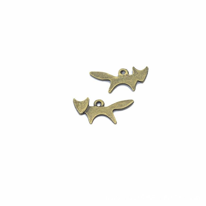 10pc Esmalte Fox Animal Colgante Encanto Perlas pendiente de toma de pulsera encontrar 1003 H
