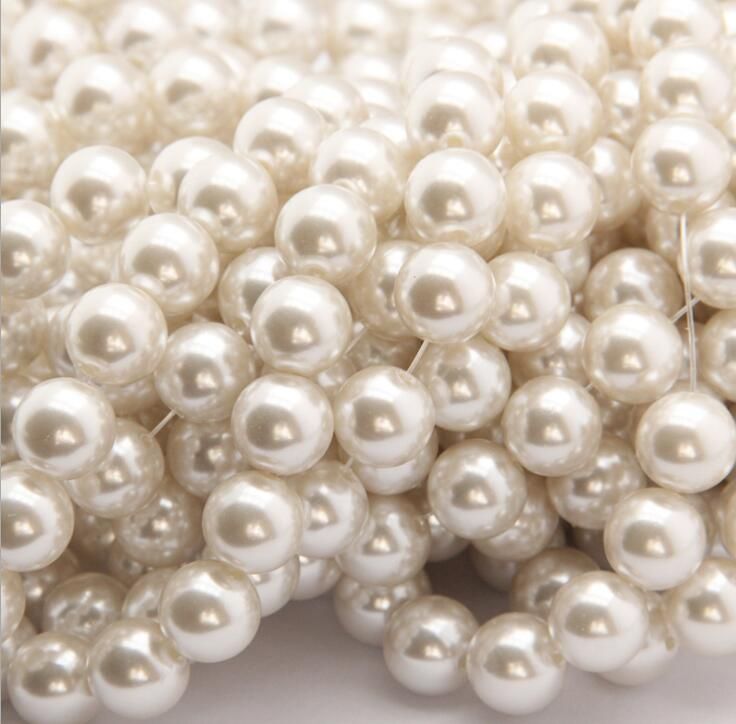 Satin Al Toptan Inci Krem Rengi Gevsek Cam Inci Boncuk 4mm 6mm 8mm 10mm 12mm 14mm 16mm Yuvarlak Cam Imitasyon Inci Boncuk Icin Taki Yapimi Tl8 63 Dhgate Comda