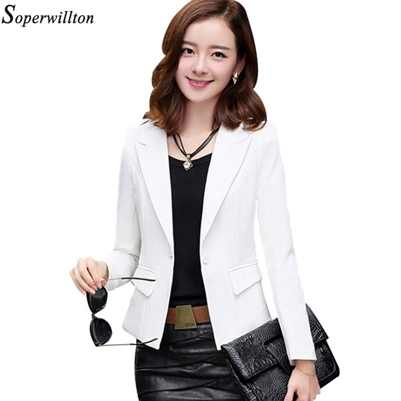 Blazer blanco corto Clearance