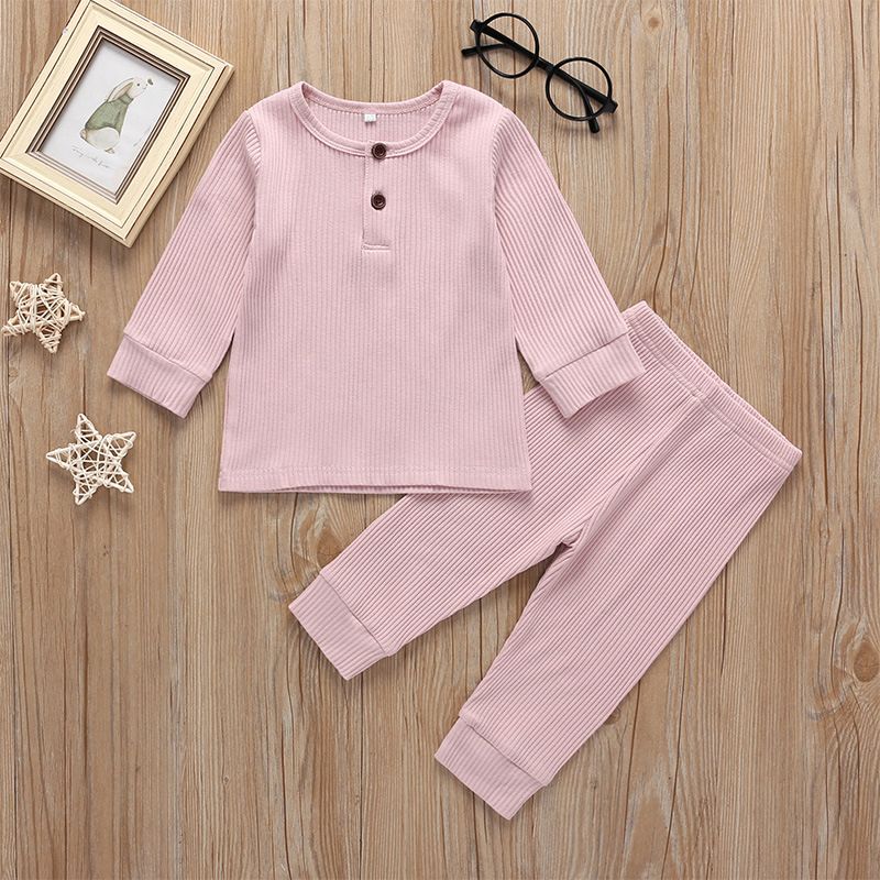 Toddler Boys Long Sleeve T Shirt Pants Set Casual Cotton Top and Trousers 2Pieces Clothing Sets