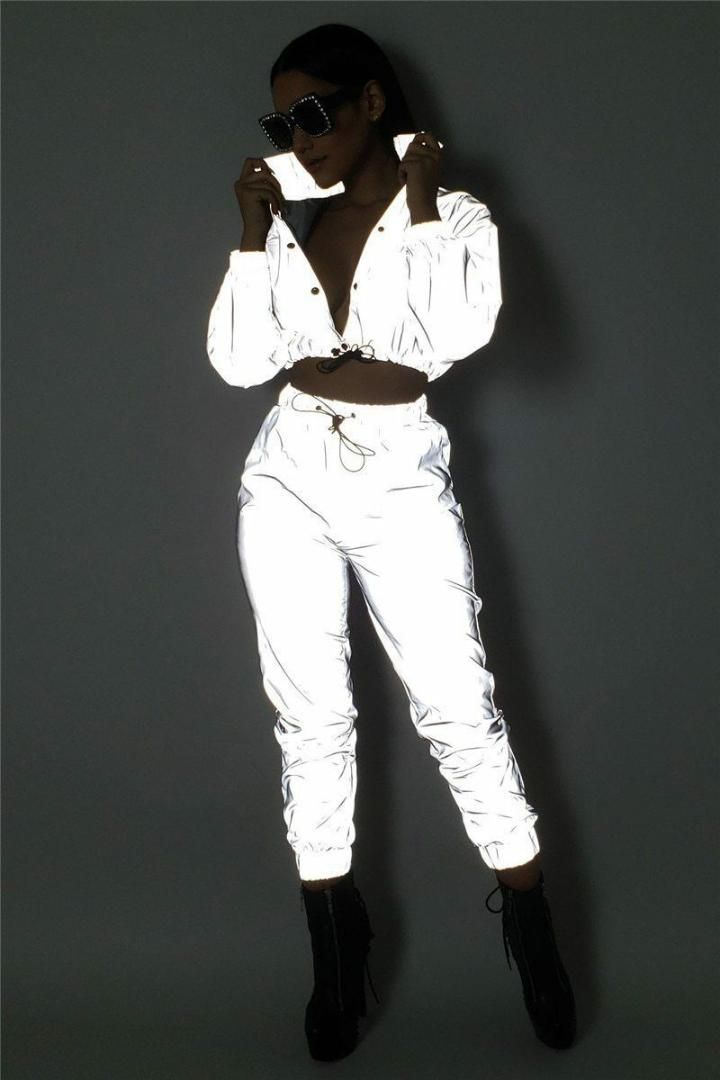 reflective womens tracksuit