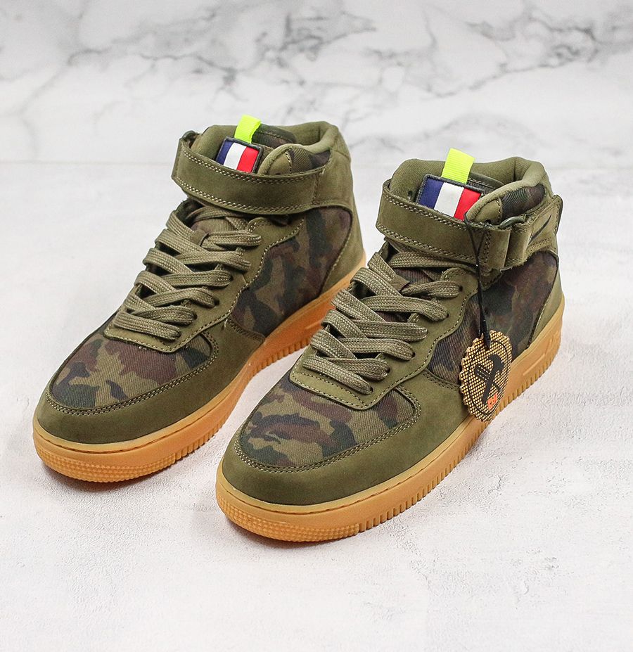 military style sneakers