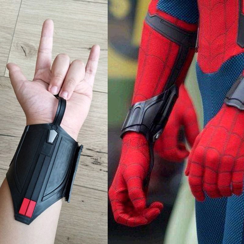2019 Costume Props Superhero Spiderman Web Shooter Cosplay Spider Man Homecoming Peter Parker Bracelet Women Men Gifts From