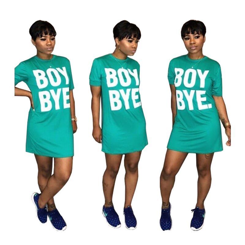 boy bye t shirt dress