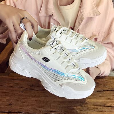 2020women Comfortable Sneaker Shoes Pink Chunky Sneakers Platform