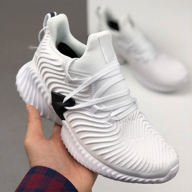 white adidas alphabounce