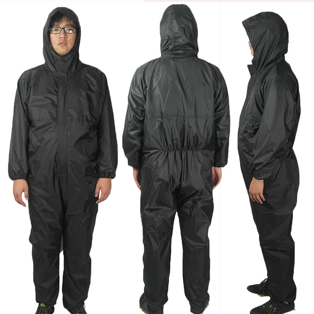 Motorcycle Raincoat Conjoined Overalls Men Women Fission Rain Coat Suit