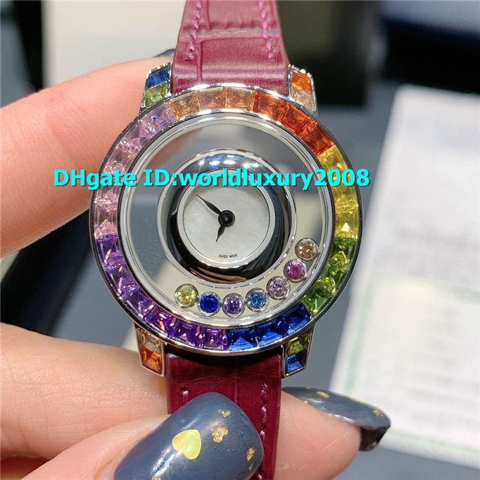 Happy Diamonds Quartz Ladies Watch Fancy Diamond Sapphire Crystal Alligator Leather Strap Womens Wristwatch Swiss Designer Lady Watches Watches Deal Wristwatch From Worldluxury2008 181 35 Dhgate Com