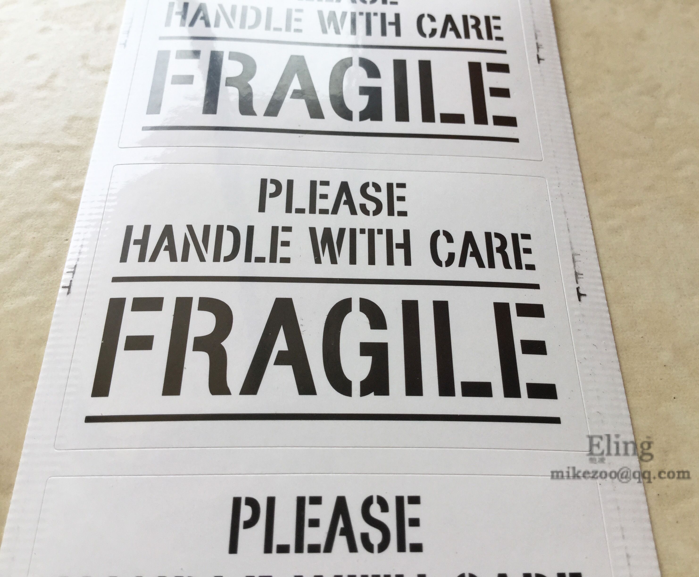 Business Industrial Address Shipping Labels Self Adhesive Labels Please Handle With Care Fragile Stickers