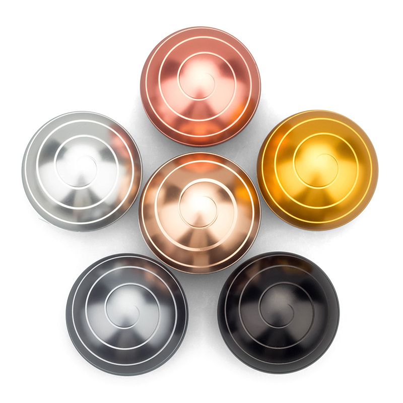 Kinetic Desk Toys Optical Illusion Gyro Flowing Spherical Helix