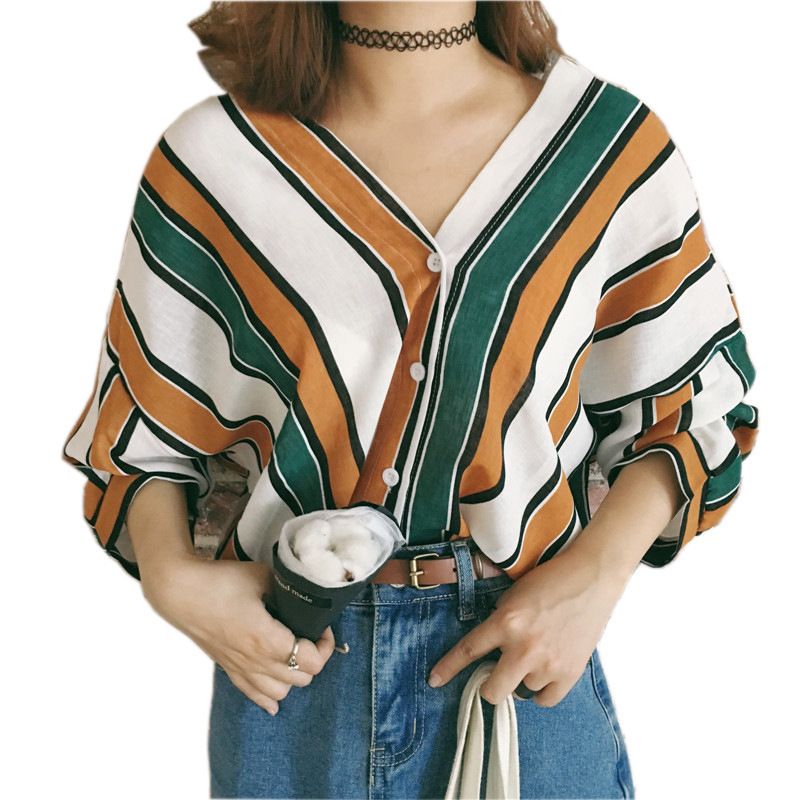 blusas rayadas de moda 2019