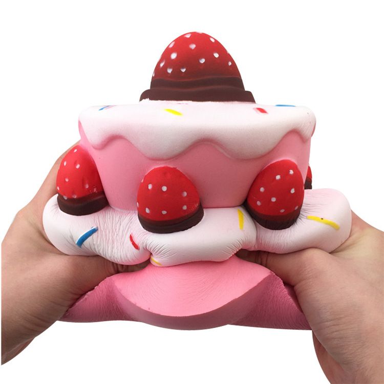 huge strawberry squishy