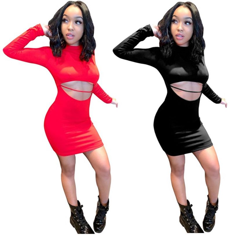 red black one piece dress