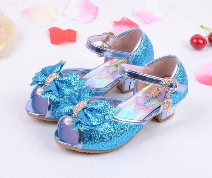 Children Princess Sandals Kids Wedding High Heels Dress Party Shoes For Girls Kids Girls Children Princess Sandals Kids Wedding High Heels Dress Party Shoes For Girls Kids Girls