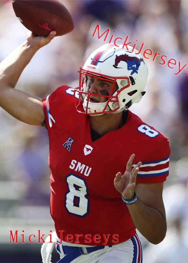 custom smu football jersey
