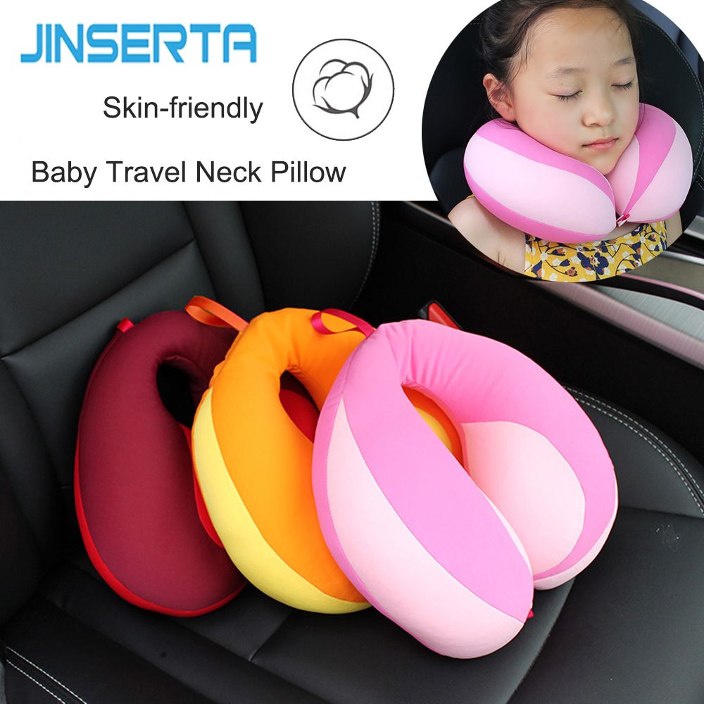 Jinserta Pillow Kids Newbron Travel Neck Pillow U Shape For Car