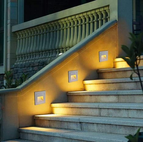 2019 3w Led Stair Light Aluminum Step Lights Recessed Lamp With Embedded Box Outdoor Waterproof Staircase Step Lights Ac85 265 From Iacs Light Ltd
