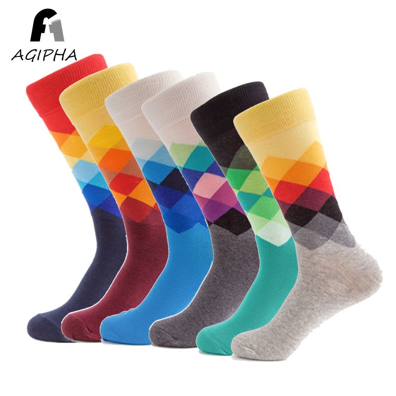 mens colored crew socks