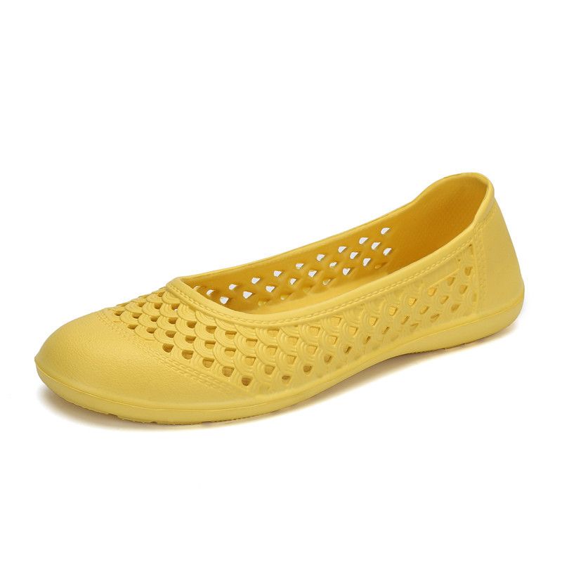 platform rubber clogs