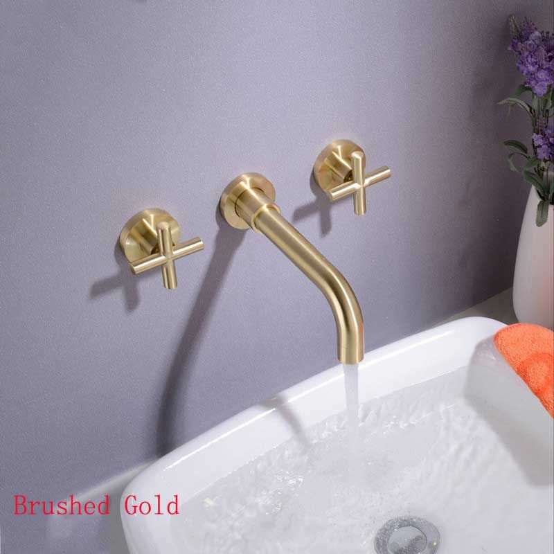 2020 Basin Faucet Bathroom Wall Mounted Spout Basin Faucet Solid