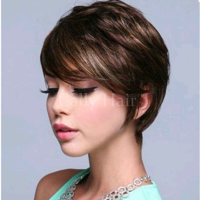 Burmese Hair Wig Human Short Hair Full Lace Front Bob Wig African