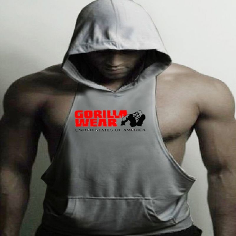 Animal brand clothing Bodybuilding Fitness Men Tank Top workout The gorilla wear print Vest Stringer sportswear Undershirt #105754 Animal brand clothing Bodybuilding Fitness Men Tank Top workout The gorilla wear print Vest Stringer sportswear Undershirt #105754