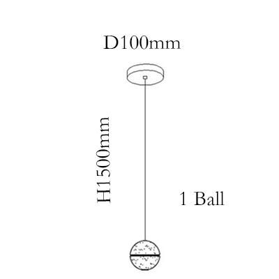 1 hoofden dia10cm cirkel basis