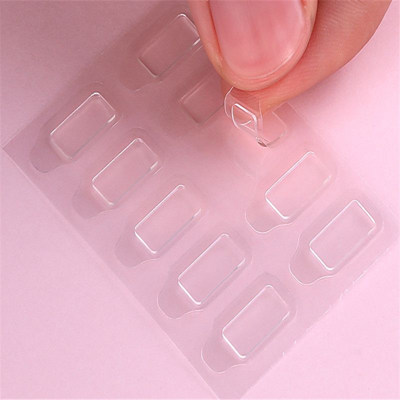 Transparent Traceless Toenails Jelly Double Sided Tape Nail Adhesive ...