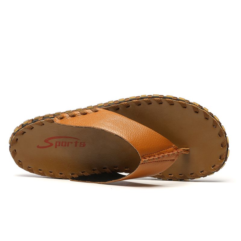 mens woven leather sandals