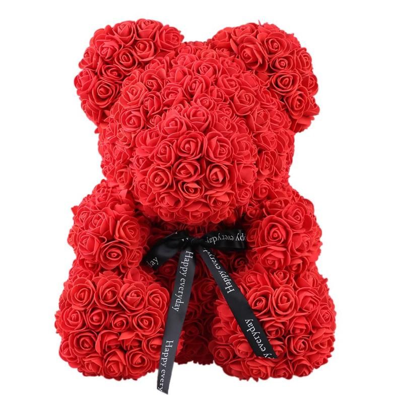 valentines day rose teddy bear