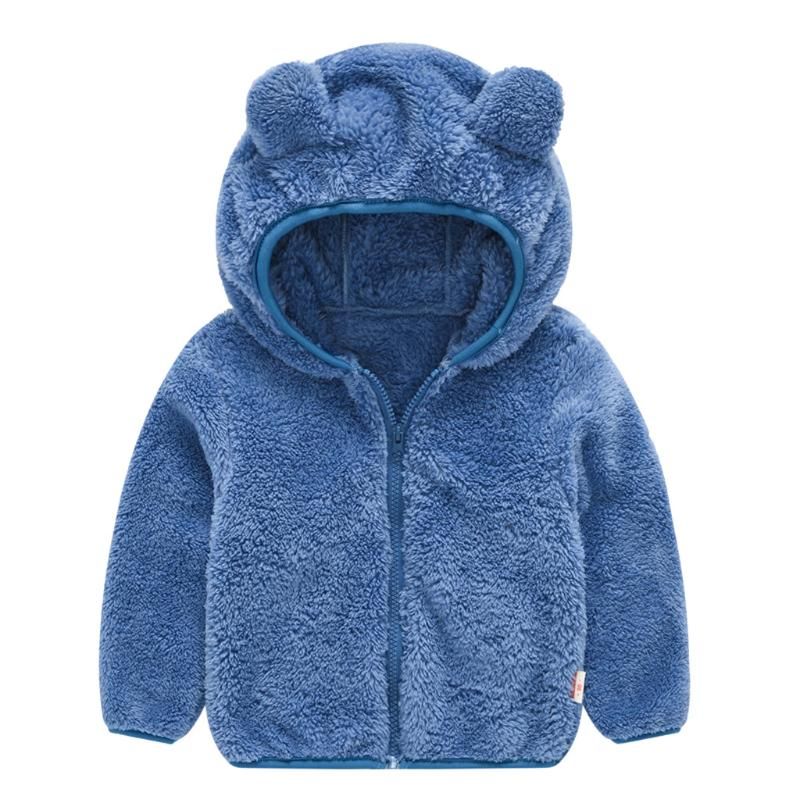 Autumn Baby Jackets Hooded Boy Coats Toddler Girls Thick Teddy Bear ...